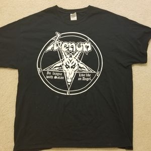 Venom black metal shirt band tee